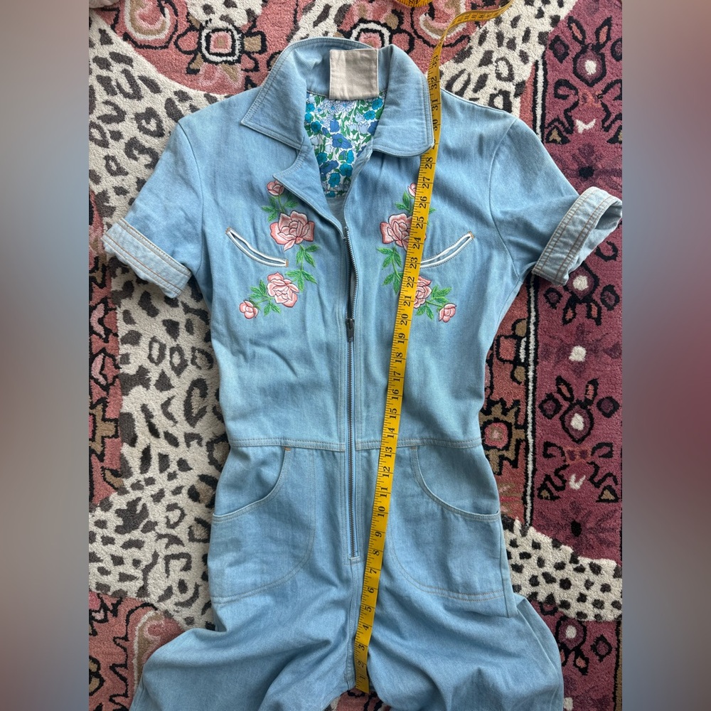 Chasing Unicorns Denim Jumpsuit - Picture 13 of 13